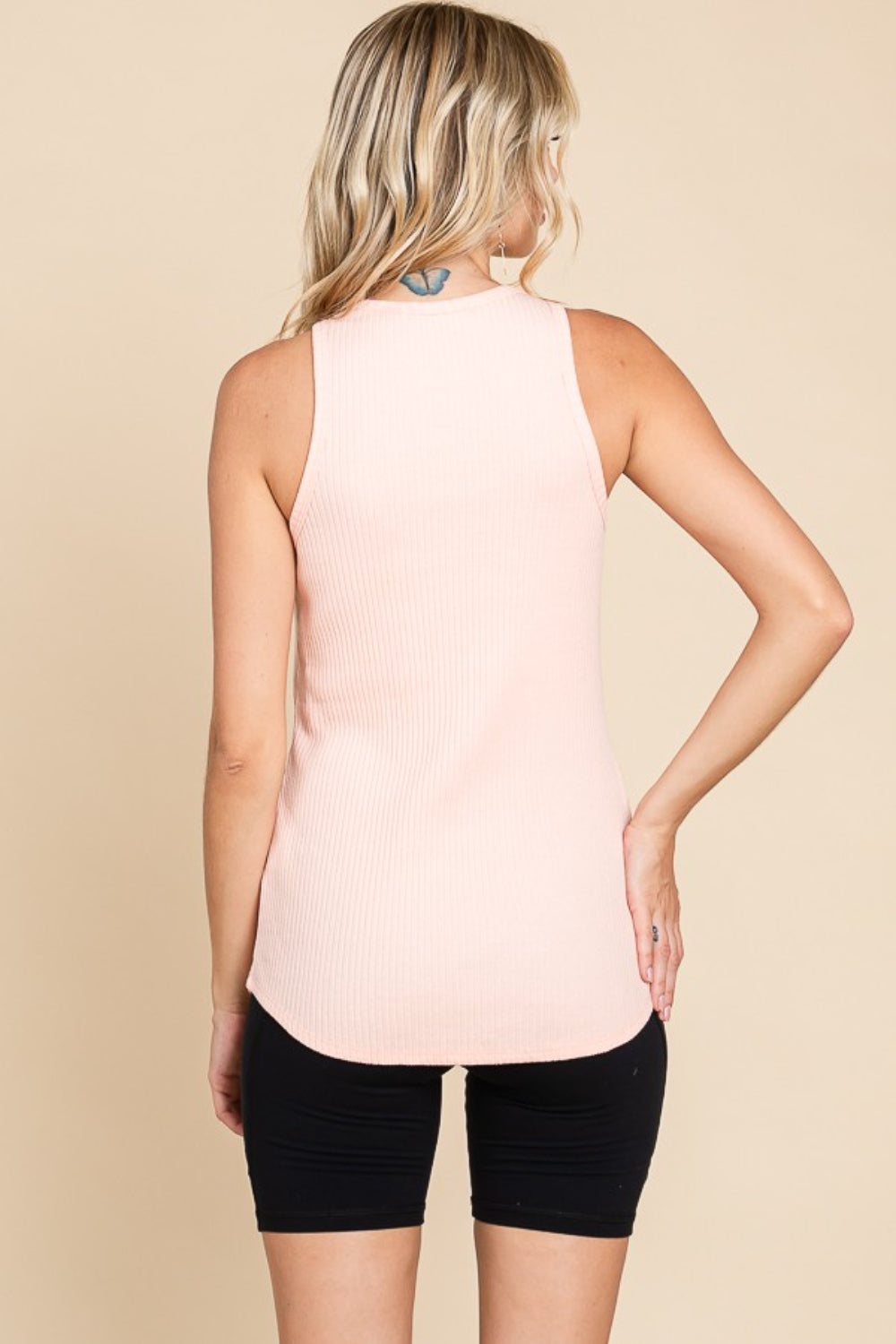 Culture Code Ribbed Round Neck Tank
