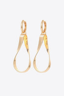 Alloy 18K Gold-Plated Earrings