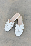 Weeboo Walk It Out Slide Sandals in Cream