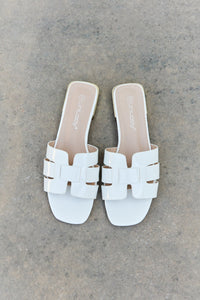 Weeboo Walk It Out Slide Sandals in Cream