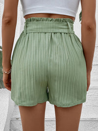 Belted Shorts with Pockets
