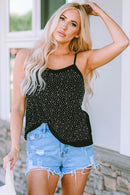 Rhinestone Spaghetti Strap Cami